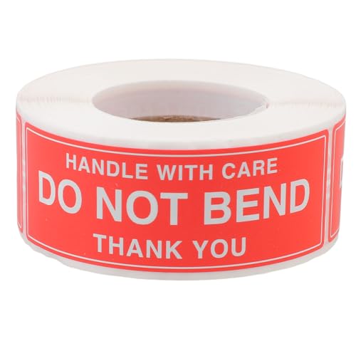 UKCOCO Do Not Bend Versandaufkleber pro Selbstklebend Wasserfest Warnetiketten für Zerbrechliche Pakete Sichere Transporthinweise UKCOCO Do Not Bend Versandaufkleber pro Selbstklebend Wasserfest Warnetiketten für Zerbrechliche Pakete Sichere Transporthinweise von UKCOCO