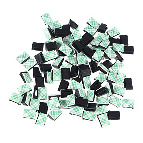 UKCOCO Draht-clips Selbstklebend 100 Stück Schwarz Draht-organizer Für Kabel Klemme Kabelhalter Klemmen UKCOCO Draht-clips Selbstklebend 100 Stück Schwarz Draht-organizer Für Kabel Klemme Kabelhalter Klemmen von UKCOCO