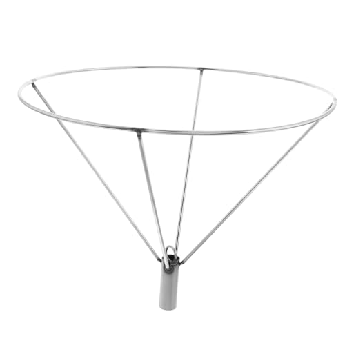 UKCOCO Earth Support Füllballons Halterung Hochzeitsballon Rundballonhalter Ring Ballonstabilisator Halter Ballonstabilisator Rahmen Edelstahl Silber von UKCOCO