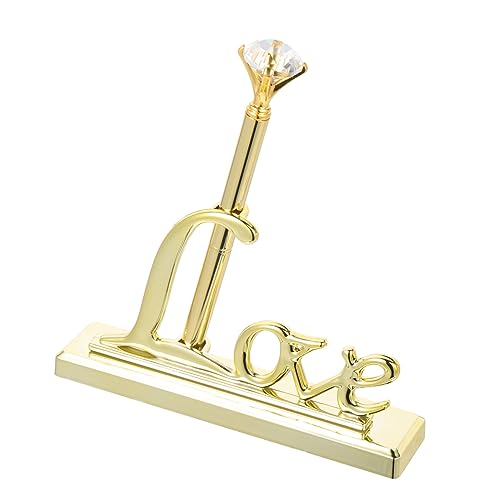 UKCOCO Eleganter Hochzeitssignierstift mit Funkelnden Kristallakzenten Leichter Kompakter Kugelschreiber für Gästebücher Dekorativer Party Stift Langlebig und Stilvoll für UKCOCO Eleganter Hochzeitssignierstift mit Funkelnden Kristallakzenten Leichter Kompakter Kugelschreiber für Gästebücher Dekorativer Party Stift Langlebig und Stilvoll für von UKCOCO