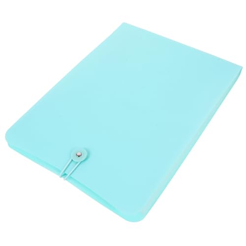 UKCOCO Fächermappe Dokumentenmappe Fächer Vertikale Aktenordner Organizer Mehrschichtige Papiermappe für Büro Schule Zuhause Grün Leicht Tragbar Praktische Aufbewahrung für Dokumente von UKCOCO