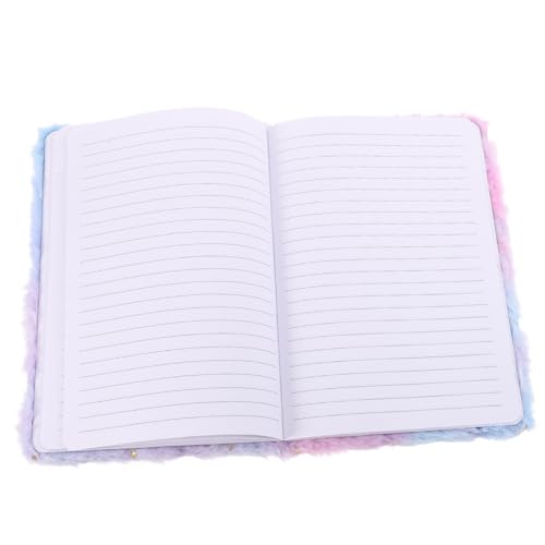 UKCOCO Flauschiges Tagebuch Notizbuch mit Plüschhülle Liniert Kleines Schüler Notizbuch Farbverlauf Stern Muster Tragbares Design für Alltag und Reisen UKCOCO Flauschiges Tagebuch Notizbuch mit Plüschhülle Liniert Kleines Schüler Notizbuch Farbverlauf Stern Muster Tragbares Design für Alltag und Reisen von UKCOCO