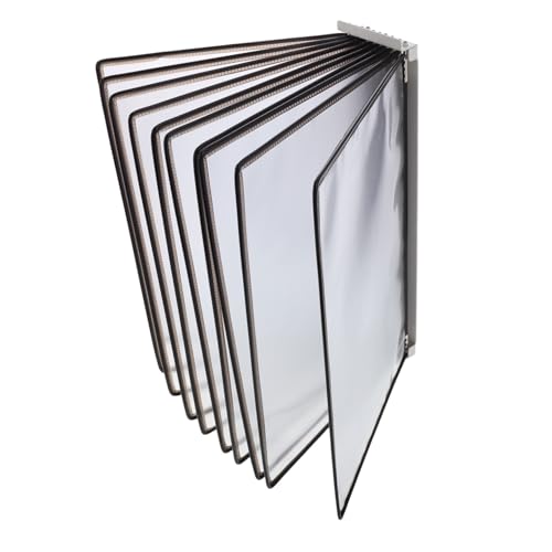 UKCOCO Flip Ordner Wandordner Organizer Kunststoff Wandaktenhalter Wandakten Organizer Wandbehang Akten Organizer Wandhalterung Aktenhalter Akten Organizer Wandhalterung Pvc von UKCOCO