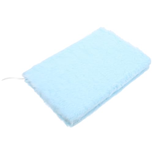 UKCOCO Fluffy Cover Notizbuch mit Plüschbezug Doppelseitig Wendbares Tagebuch ohne Schloss Weicher Notizblock für Schüler Geschenkidee für Schule und Alltag Tragbares Reisetagebuch von UKCOCO