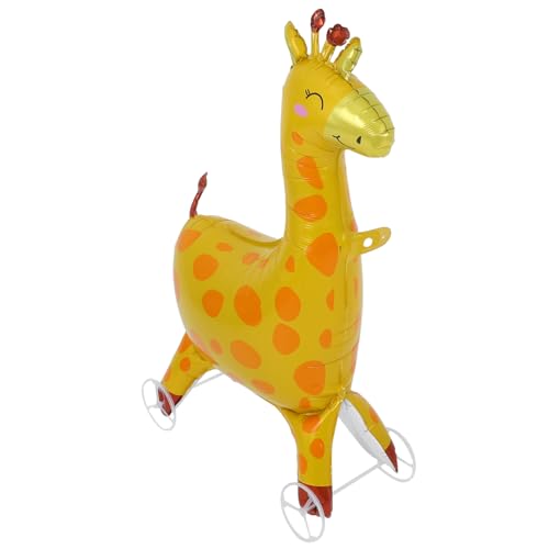 UKCOCO Giraffenballon Tiere in die Luft jagen Dschungel-Babyparty-Dekorationen Giraffen-Partydekorationen Ballons mit Giraffen Geburtstag Luftballons Aluminiumfolie Yellow UKCOCO Giraffenballon Tiere in die Luft jagen Dschungel-Babyparty-Dekorationen Giraffen-Partydekorationen Ballons mit Giraffen Geburtstag Luftballons Aluminiumfolie Yellow von UKCOCO