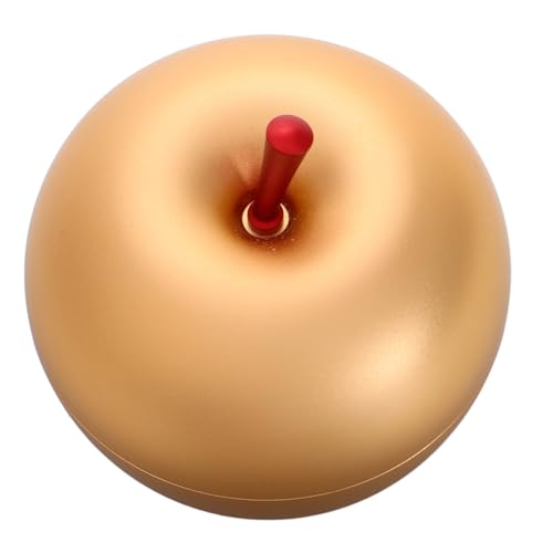 UKCOCO Goldene Schmuckbox Apfelform Metall Kleine Schmuckschatulle Innenfutter Geschenkbox für Hochzeit Verlobung Weihnachten Schmuckaufbewahrung von UKCOCO