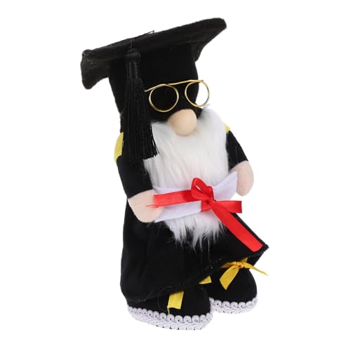 UKCOCO Graduierungs-GNOME-Dekoration Gesichtslose Puppe Mit Doktorhut Für Festliche Anlässe Für Zuhause Und Büro Einzigartiges Wohnaccessoire Zur Feier des Abschlusses UKCOCO Graduierungs-GNOME-Dekoration Gesichtslose Puppe Mit Doktorhut Für Festliche Anlässe Für Zuhause Und Büro Einzigartiges Wohnaccessoire Zur Feier des Abschlusses von UKCOCO