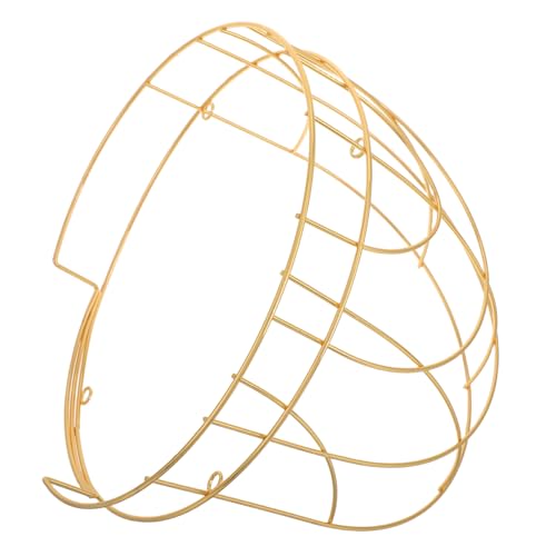 UKCOCO Haarkronenrahmen Kopfschmuck Accessoire Kopfbedeckungs Accessoire Stirnband Display Organizer Dreistufiger Kronen Stirnbandständer Metall Golden von UKCOCO