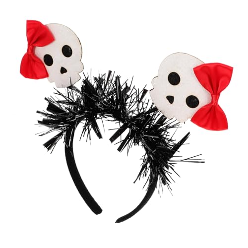 UKCOCO Halloween Haarreif mit Schleifen Design Cosplay Zubehör für Partys und Foto Requisiten für Verschiedene Kopfgrößen und Haartypen von UKCOCO