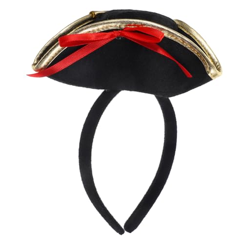 UKCOCO Halloween Piraten Haarreif Kopfschmuck Piratenmütze Haarschmuck Cosplay Headband für Karneval Mottoparty Festliche Performance Prop UKCOCO Halloween Piraten Haarreif Kopfschmuck Piratenmütze Haarschmuck Cosplay Headband für Karneval Mottoparty Festliche Performance Prop von UKCOCO