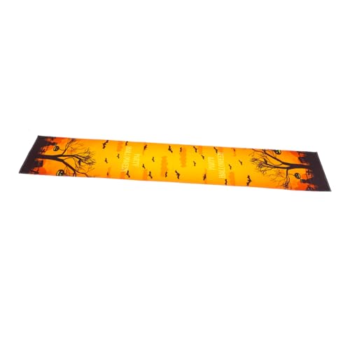 UKCOCO Halloween Tischläufer aus Flachs Waschbare Tischdecke mit Halloween Mustern für Stilvolle Dekoration und Festliche Zuhause UKCOCO Halloween Tischläufer aus Flachs Waschbare Tischdecke mit Halloween Mustern für Stilvolle Dekoration und Festliche Zuhause von UKCOCO