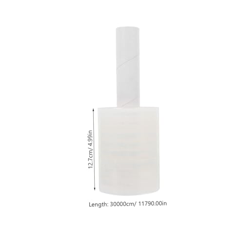 UKCOCO Handliche Stretchfolie mit Griff Transparente Pe Verpackungsfolie Wetterfeste Schrumpffolie für Umzug Sicheres Bündeln und Schutz von Gegenständen Vielseitig für Möbel und Gepäck UKCOCO Handliche Stretchfolie mit Griff Transparente Pe Verpackungsfolie Wetterfeste Schrumpffolie für Umzug Sicheres Bündeln und Schutz von Gegenständen Vielseitig für Möbel und Gepäck von UKCOCO
