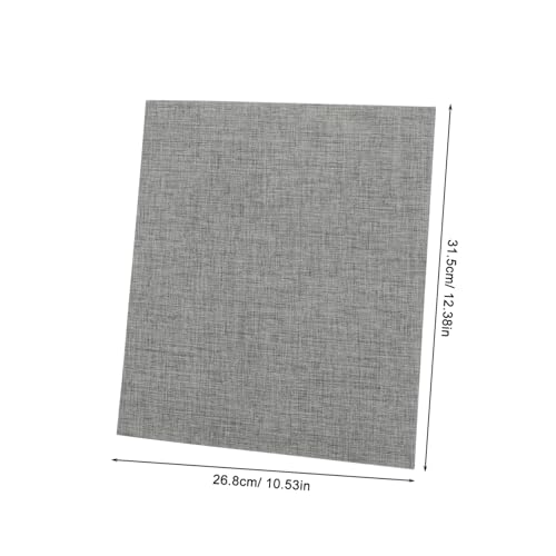 UKCOCO Hardcover Ordner mit Stoffbezug Wasser und Staubresistent Großer Stauraum für Dokumente Prüfungen und Noten Minimalistisches Design Vielseitig für Büro Schule und Zuhause Geeignet von UKCOCO