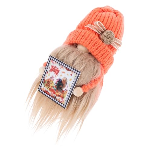 UKCOCO Herbstliche Erntedank Puppe mit Strickmütze Liebevolles Festival Tischdekor Kreatives Ornament für Gemütliche Partydekoration und Geschenkidee UKCOCO Herbstliche Erntedank Puppe mit Strickmütze Liebevolles Festival Tischdekor Kreatives Ornament für Gemütliche Partydekoration und Geschenkidee von UKCOCO