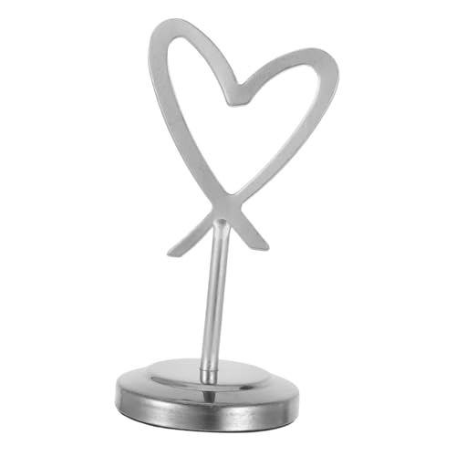 UKCOCO Herzförmiger Tischkartenhalter Memo Clip Stand für Hochzeiten Partys Büro Notizen Halter für Tischnummern Memos Fotos Menüs und Visitenkarten UKCOCO Herzförmiger Tischkartenhalter Memo Clip Stand für Hochzeiten Partys Büro Notizen Halter für Tischnummern Memos Fotos Menüs und Visitenkarten von UKCOCO