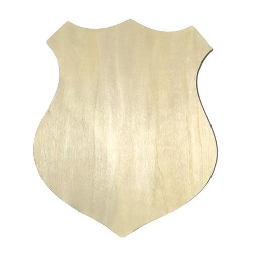 UKCOCO Holz Badge Board Diy Unbearbeitetes Holzstück Bastelmaterial für Kreative Dekorationen für Hochzeiten Partys und Persönliche Projekte zum Bemalen und Beschriften von UKCOCO