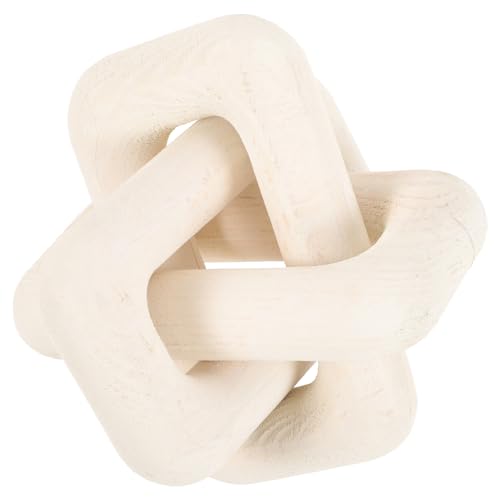UKCOCO Holz Dekokette mit Drei Ringen aus Langlebigem Holz Handgefertigte Moderne Dekoration Kleine Wandkunst für Wohnzimmer Boho und Traditionelle Wohnstile Glatte Oberfläche UKCOCO Holz Dekokette mit Drei Ringen aus Langlebigem Holz Handgefertigte Moderne Dekoration Kleine Wandkunst für Wohnzimmer Boho und Traditionelle Wohnstile Glatte Oberfläche von UKCOCO