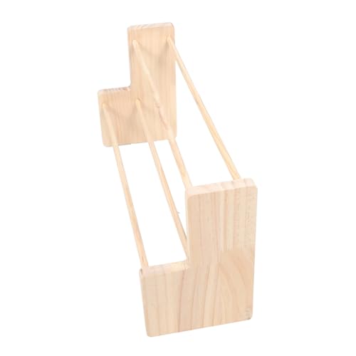 UKCOCO Holzband Organizer für Bastelbedarf Eleganter Tisch Ständer zur Aufbewahrung von Geschenkband und Vinylrollen Platzsparend und Installieren für Arbeiten UKCOCO Holzband Organizer für Bastelbedarf Eleganter Tisch Ständer zur Aufbewahrung von Geschenkband und Vinylrollen Platzsparend und Installieren für Arbeiten von UKCOCO