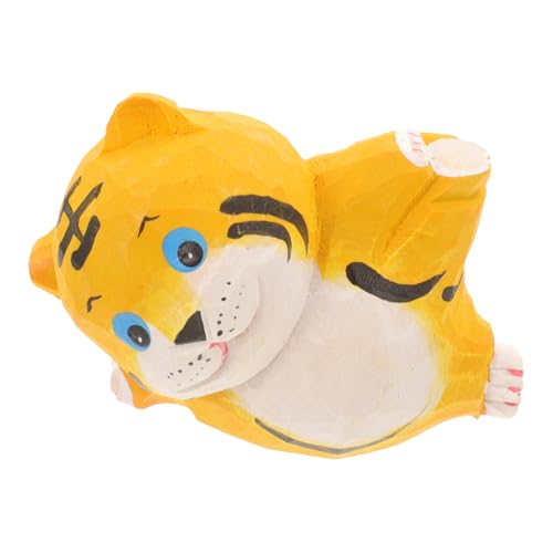 UKCOCO Holzhandwerk Dekoration Tiger Schreibtisch Tierstatue Tierdekoration Holzfiguren Raumdekoration Heimskulptur Desktop Tierstatue Gartenskulpturen Aus Holz UKCOCO Holzhandwerk Dekoration Tiger Schreibtisch Tierstatue Tierdekoration Holzfiguren Raumdekoration Heimskulptur Desktop Tierstatue Gartenskulpturen Aus Holz von UKCOCO