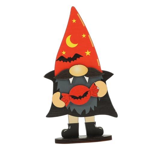 UKCOCO Holzzwerg Dekoration für Halloween Entzückendes Tischmittelstück aus Holz Festliche für Party Vielseitig Einsetzbar für Büro für Freunde UKCOCO Holzzwerg Dekoration für Halloween Entzückendes Tischmittelstück aus Holz Festliche für Party Vielseitig Einsetzbar für Büro für Freunde von UKCOCO