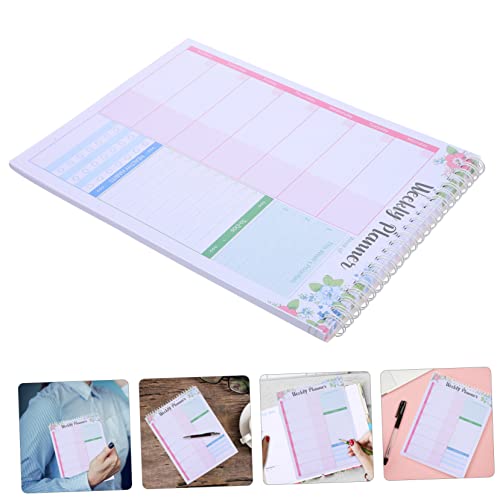 UKCOCO Jahresplaner Notizbuch Leicht für Büro und Alltag Übersichtliches Wochenplan Notizheft mit Spiralbindung und Aufgabenplaner Notizblock für Effiziente Tagesorganisation UKCOCO Jahresplaner Notizbuch Leicht für Büro und Alltag Übersichtliches Wochenplan Notizheft mit Spiralbindung und Aufgabenplaner Notizblock für Effiziente Tagesorganisation von UKCOCO