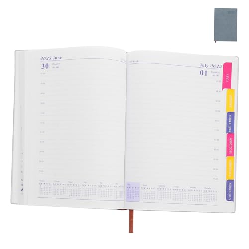 UKCOCO Jahresplaner Wochen Monats und Tagesplaner und Tragbar für Lehrer und Studenten Lebhaftem Blau Vielseitige Planung Notizbuch mit von UKCOCO