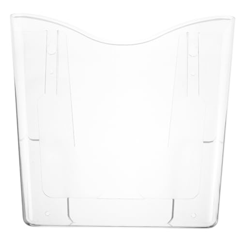 UKCOCO Katalogständer Buchständer Wandpapierständer Zeitschriftenhalter Wandbroschürenhalter Dokumentenhalter Für Die Wand Broschürenständer Acryl Transparent von UKCOCO