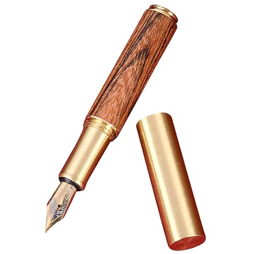 UKCOCO Kleine Retro Füllfederhalter aus Messing mit Deckel Tragbarer Mini Schreibfüller für Schüler und Reisen Leichter Kalligraphie Stift für Schule Büro und Zuhause Geeignet UKCOCO Kleine Retro Füllfederhalter aus Messing mit Deckel Tragbarer Mini Schreibfüller für Schüler und Reisen Leichter Kalligraphie Stift für Schule Büro und Zuhause Geeignet von UKCOCO