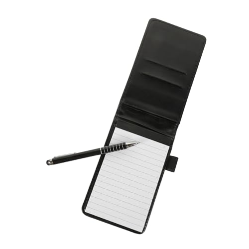 UKCOCO Kleines Tragbares Notizbuch mit Metallkugelschreiber Linierte Langlebiges PU Material Büro und Haushaltszubehör für Schule und Arbeit UKCOCO Kleines Tragbares Notizbuch mit Metallkugelschreiber Linierte Langlebiges PU Material Büro und Haushaltszubehör für Schule und Arbeit von UKCOCO
