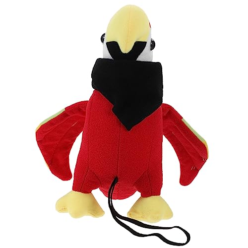 UKCOCO Künstlicher Papagei für Piratenkostüme Papagei Schulteraccessoire Teiliges mit Schwarzem Halstuch Cosplay Requisite für Halloween und Karneval UKCOCO Künstlicher Papagei für Piratenkostüme Papagei Schulteraccessoire Teiliges mit Schwarzem Halstuch Cosplay Requisite für Halloween und Karneval von UKCOCO
