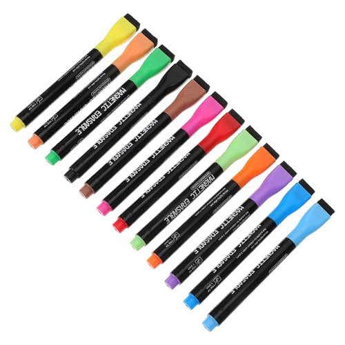 UKCOCO Magnetische Whiteboard Stifte Farben Set Spitze Abwischbare Wasserbasierte Marker für Whiteboards und Magnettafeln Geruchsarm und Langlebig Praktische und Schreibmarker UKCOCO Magnetische Whiteboard Stifte Farben Set Spitze Abwischbare Wasserbasierte Marker für Whiteboards und Magnettafeln Geruchsarm und Langlebig Praktische und Schreibmarker von UKCOCO