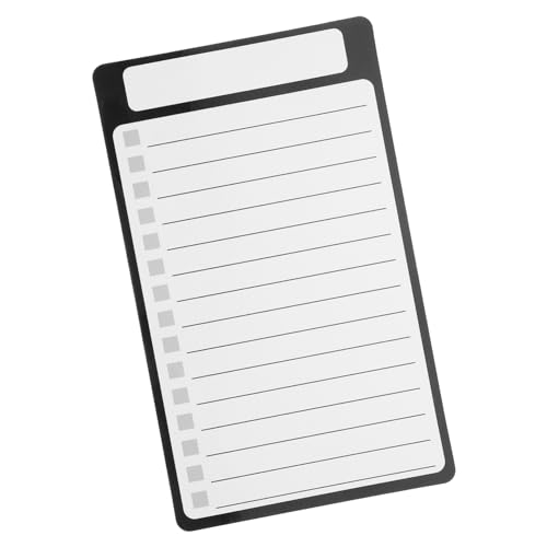 UKCOCO Magnetisches Pet Notizblock für Kühlschrank mit Abwischbarer Oberfläche Beschreibbar Verschleißfest Vielseitig Einsetzbar für Einkaufsliste Memo und Wochenplan Starke Haftung von UKCOCO