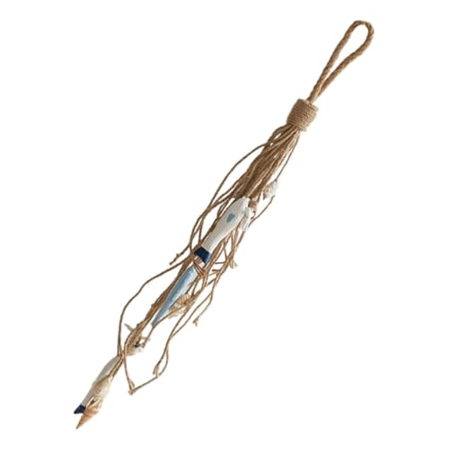 UKCOCO Mediterrane Fisch Wanddekoration mit Juteseil Handgefertigt Einzigartige Küsten Deko für Badezimmer Wohnzimmer Nautisches Thema Leicht Hängend Langlebig Stilvolle Meeresmotive UKCOCO Mediterrane Fisch Wanddekoration mit Juteseil Handgefertigt Einzigartige Küsten Deko für Badezimmer Wohnzimmer Nautisches Thema Leicht Hängend Langlebig Stilvolle Meeresmotive von UKCOCO