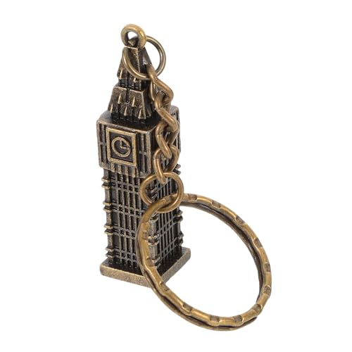 UKCOCO Metal Big Ben Building Model Schlüsselbund Realistische Architektur Miniatur Tragbarer Schlüsselring Für Autoschlüssel Reisen Souvenir Britisch -stil Schlüsselbund von UKCOCO