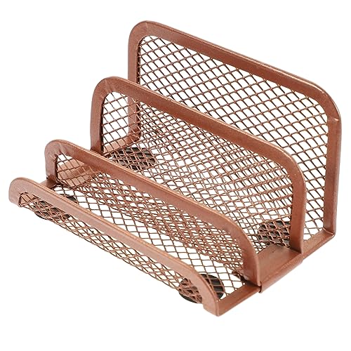 UKCOCO Metall Desktop Book Rack Roségold Multifunktionaler Schreibtisch Organizer mit Großem Fassungsvermögen Draht Zeitschriftenständer für Büro Schule und Zuhause Leicht und UKCOCO Metall Desktop Book Rack Roségold Multifunktionaler Schreibtisch Organizer mit Großem Fassungsvermögen Draht Zeitschriftenständer für Büro Schule und Zuhause Leicht und von UKCOCO