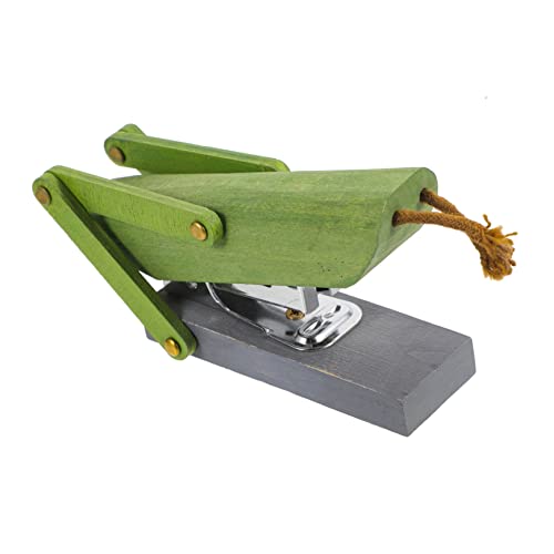 UKCOCO Mini Holz Tierhefter Cartoon Design Handgefertigter Stabiler Büro und Schulhefter aus Holz und Tragbarer Kreativer Mini Stapler für Erwachsene Langlebiges von UKCOCO
