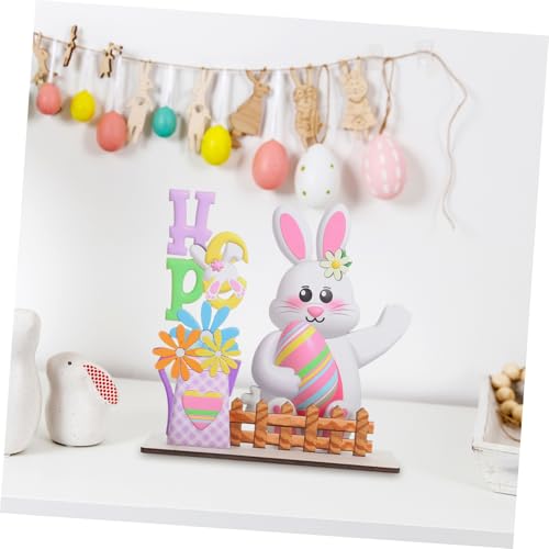 UKCOCO Osterdekoration Holzfigur Hase und Ei Handgefertigt Langlebig Natürlicher Look Frühlingsdeko Festlich Spielerisch für Tisch und Zuhause UKCOCO Osterdekoration Holzfigur Hase und Ei Handgefertigt Langlebig Natürlicher Look Frühlingsdeko Festlich Spielerisch für Tisch und Zuhause von UKCOCO