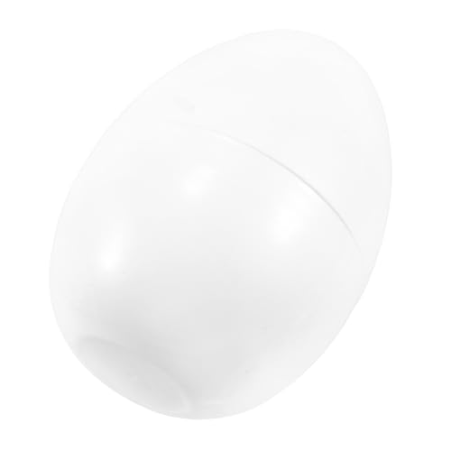 UKCOCO Ostern- -Muschel favorisieren Stuffer Form Ornamente Jumbo extra große Eier Leere Ostereier aus Plastik großes Plastikei öffenbare Eier Partygeschenk Weiß von UKCOCO