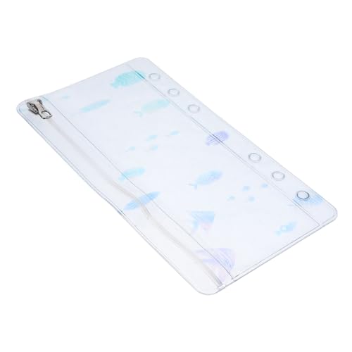 UKCOCO PVC Ringbuch Reißverschluss Tasche Organizer Nachfüllfach mit Extra Dickem Durchsichtigem Zipper Beutel für Dokumente und Visitenkarten Leicht und Robust für Büro und Reisen UKCOCO PVC Ringbuch Reißverschluss Tasche Organizer Nachfüllfach mit Extra Dickem Durchsichtigem Zipper Beutel für Dokumente und Visitenkarten Leicht und Robust für Büro und Reisen von UKCOCO