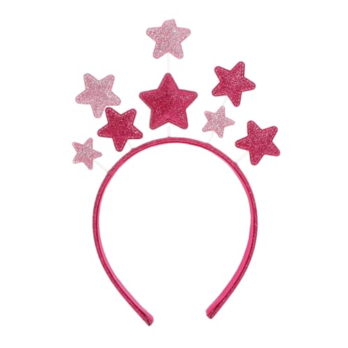 UKCOCO Pentagramm-stirnband Kopfschmuck Party-kopfbedeckung Neues Jahr Stirnband Süße Kopfbedeckung Haargummis Für Die Silvesterparty Star Headwap Thanksgiving-ornamente Plastik Rot UKCOCO Pentagramm-stirnband Kopfschmuck Party-kopfbedeckung Neues Jahr Stirnband Süße Kopfbedeckung Haargummis Für Die Silvesterparty Star Headwap Thanksgiving-ornamente Plastik Rot von UKCOCO