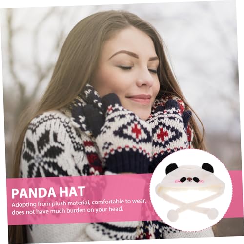 UKCOCO Plüsch Panda Mütze mit Ohren Kuscheliger Warmer Lustiger Party Kostümhut für Frauen und Weiches Festliches Kopfteil für Karneval und Winter UKCOCO Plüsch Panda Mütze mit Ohren Kuscheliger Warmer Lustiger Party Kostümhut für Frauen und Weiches Festliches Kopfteil für Karneval und Winter von UKCOCO