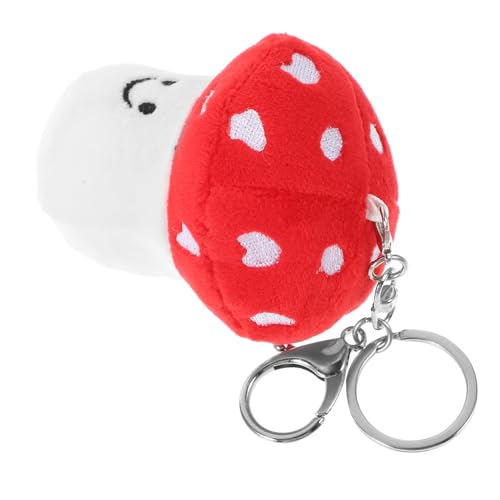 UKCOCO Plüsch Pilz Schlüsselanhänger Niedlicher Weicher Anhänger Süßes Mushroom Bag Charm Dekoratives Kuschelornament für Rucksack Tasche Schlüssel Tragbar und Handlich UKCOCO Plüsch Pilz Schlüsselanhänger Niedlicher Weicher Anhänger Süßes Mushroom Bag Charm Dekoratives Kuschelornament für Rucksack Tasche Schlüssel Tragbar und Handlich von UKCOCO