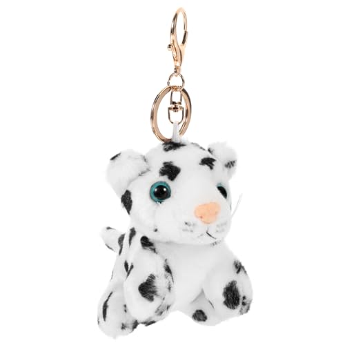 UKCOCO Plüsch Schlüsselanhänger Süßer Schlüsselanhänger Ausgestopfter Leoparden Anhänger Leoparden Puppe Schlüsselanhänger Plüsch Leoparden Schlüsselanhänger Dekoration Rucksack von UKCOCO