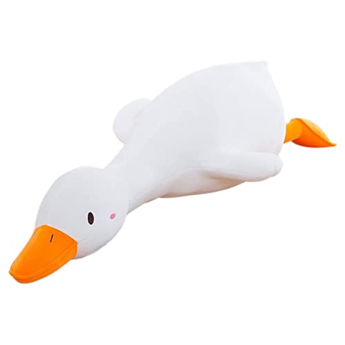 UKCOCO Plüschspielzeug Duck Puppe Lustiges Puppe Für Kreatives Kissen Cartoon - Kissen Für Zuhause Modellierpuppe Daunen Baumwolle Weiß von UKCOCO