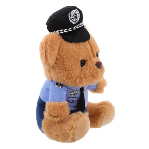 UKCOCO Polizeibär Handtaschenanhänger Dekorativer Schlüsselanhänger Niedlicher Ausgestopfter Puppenanhänger Für Taschen Bärenform Charms UKCOCO Polizeibär Handtaschenanhänger Dekorativer Schlüsselanhänger Niedlicher Ausgestopfter Puppenanhänger Für Taschen Bärenform Charms von UKCOCO