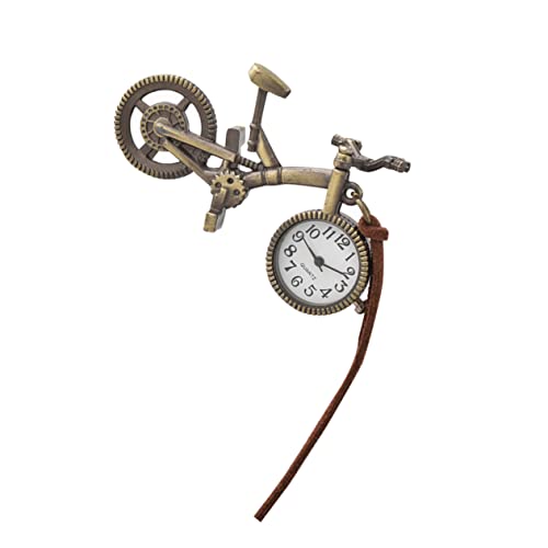 UKCOCO Retro Fahrradform Taschenuhr Mit Lederband Dekorative Hängende Uhr Handwerkskunst Einzigartiges Für Besondere Anlässe UKCOCO Retro Fahrradform Taschenuhr Mit Lederband Dekorative Hängende Uhr Handwerkskunst Einzigartiges Für Besondere Anlässe von UKCOCO