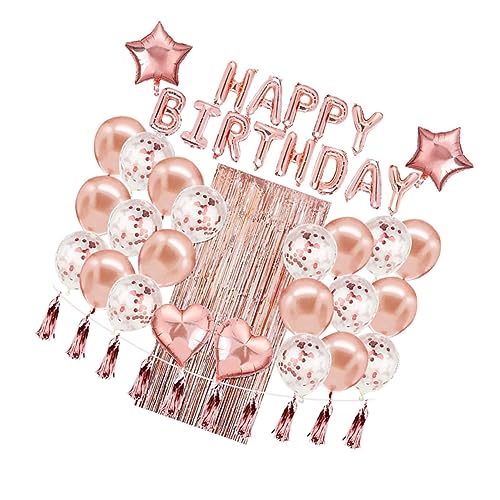 UKCOCO Rosé Geburtstagsballons Set Party Dekoration Luftballons Für Feier Hochzeiten Babypartys Und Mehr Helle Farben Für Unvergessliche Anlässe UKCOCO Rosé Geburtstagsballons Set Party Dekoration Luftballons Für Feier Hochzeiten Babypartys Und Mehr Helle Farben Für Unvergessliche Anlässe von UKCOCO