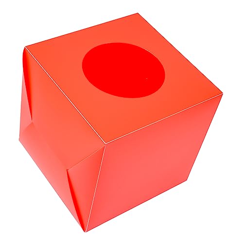 UKCOCO Rote Gewinnspielbox Spendenbox mit Schlitz Transparente Lotteriebox für Partys Büroveranstaltungen und Jubiläumsfeiern aus Hochwertigem Kunststoff Gefertigt für Besonderen Anlässe UKCOCO Rote Gewinnspielbox Spendenbox mit Schlitz Transparente Lotteriebox für Partys Büroveranstaltungen und Jubiläumsfeiern aus Hochwertigem Kunststoff Gefertigt für Besonderen Anlässe von UKCOCO