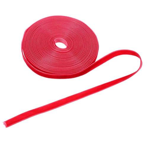 UKCOCO Rotes Samtiges Geschenkband für Schleifen Geschenkverpackung Party Dekoration DIY Basteln Vielseitiges Dekoband für Blumenkränze und Festliche UKCOCO Rotes Samtiges Geschenkband für Schleifen Geschenkverpackung Party Dekoration DIY Basteln Vielseitiges Dekoband für Blumenkränze und Festliche von UKCOCO