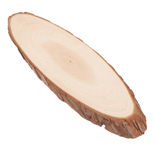 UKCOCO Runde Holzscheiben für Diy Dekoration Unvollendete Holzstücke für Tischmittelstücke und Coaster für Kreative Bastelprojekte und Kinderhandwerk von UKCOCO